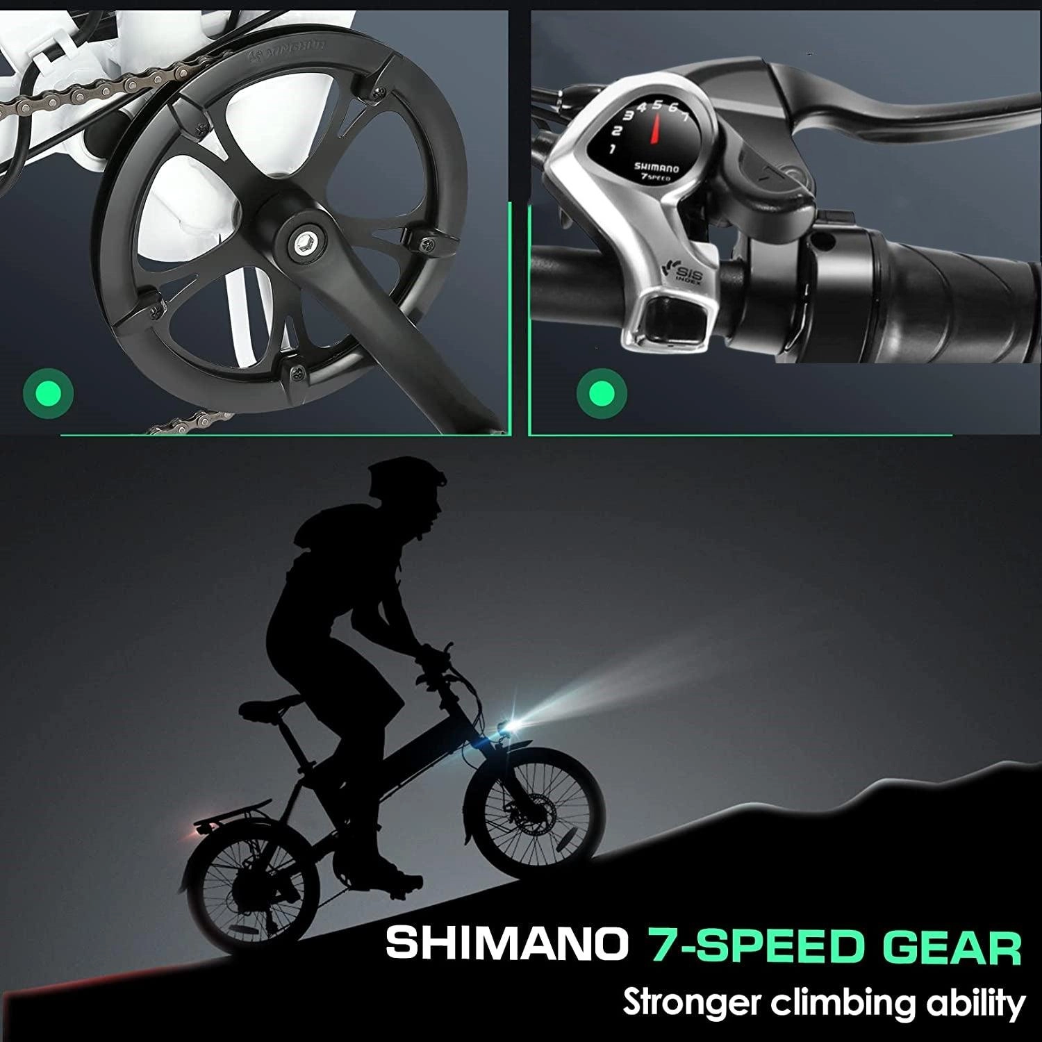 VIVI FM20UL Electric Bike 2.4" Fat Tire Folding Electric Bike UL2849 Certified