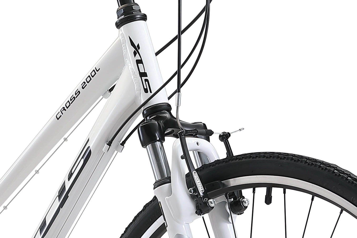 XDS Cross 200 21sp 700C Step-Through Comfort Hybrid Bike  //  Arctic White