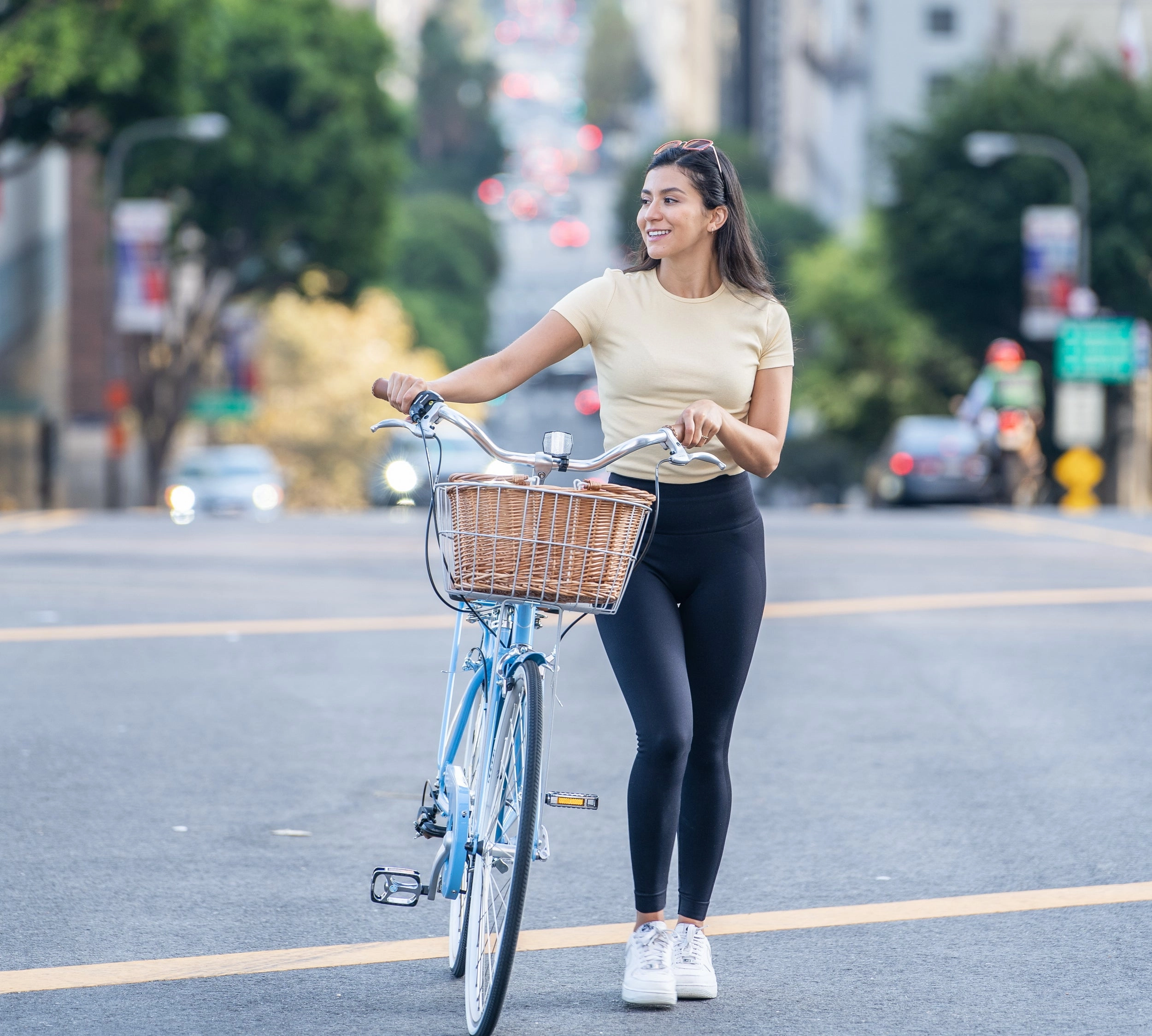 XDS Nadine 7sp Women's Step-Through City Bike //  Marine Blue